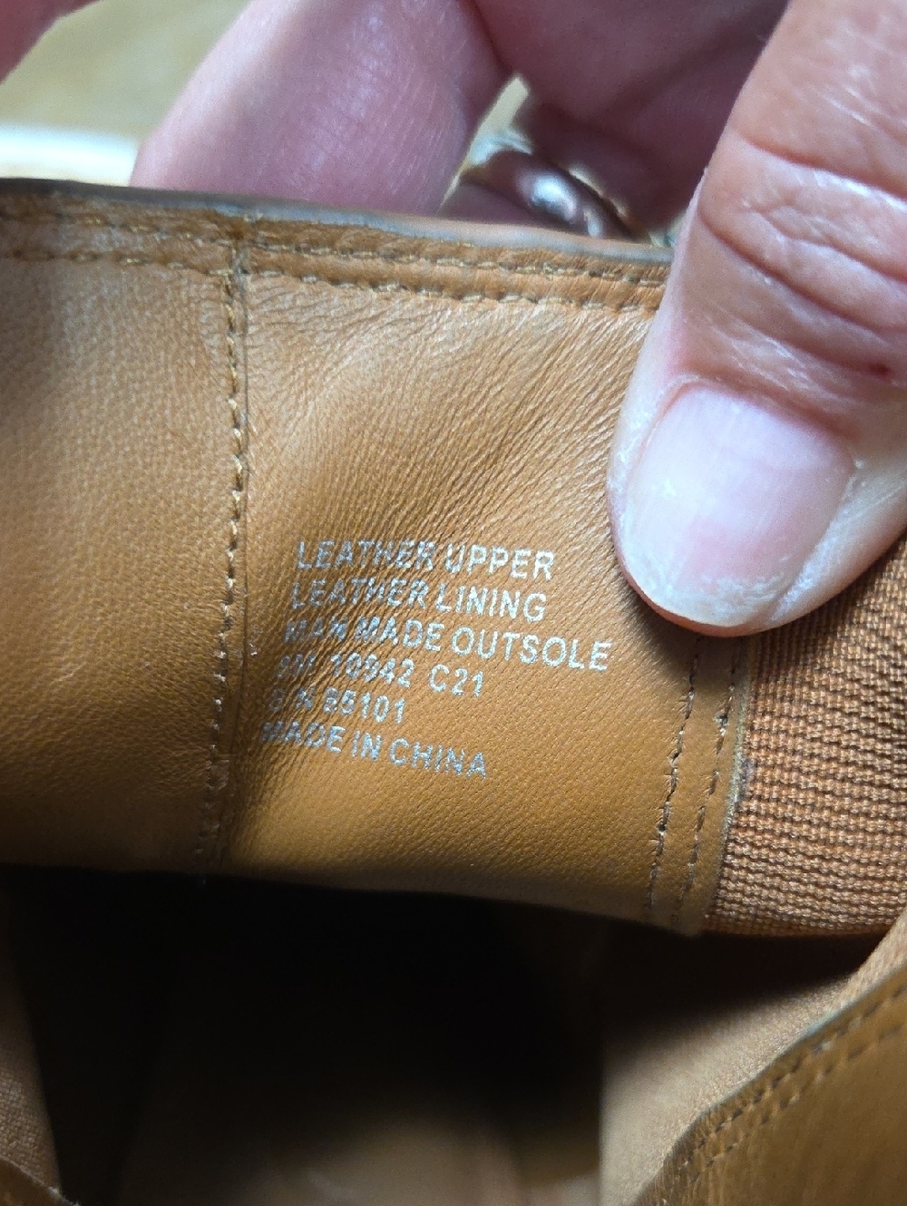 Tory Burch Chelsea Tumbled Leather Lug Bootie In Toasted Caramel, Size 8 - Picture 10 of 12